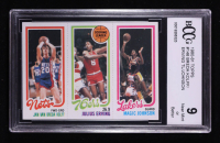 Jan Van Breda Kolff / Julius Erving TL / Magic Johnson 1980-81 Topps #146 (BCCG 9) at PristineAuction.com