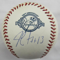 Jim Leyritz Signed OML Yankees Logo Baseball (Steiner) at PristineAuction.com