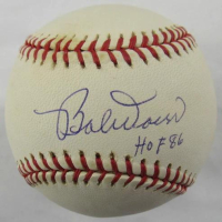 Bobby Doerr Signed OAL Baseball Inscribed "HOF 86" (Steiner) at PristineAuction.com