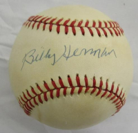 Billy Herman Signed ONL Baseball (JSA) at PristineAuction.com