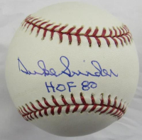 Duke Snider Signed OML Baseball Inscribed "HOF 80" (Steiner) at PristineAuction.com
