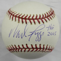 Wade Boggs Signed OML Baseball Inscribed "HOF 05" (Steiner & MLB) at PristineAuction.com