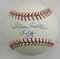 Steve Carlton Signed OML Baseball Inscribed "Lefty" (Steiner & MLB) at PristineAuction.com