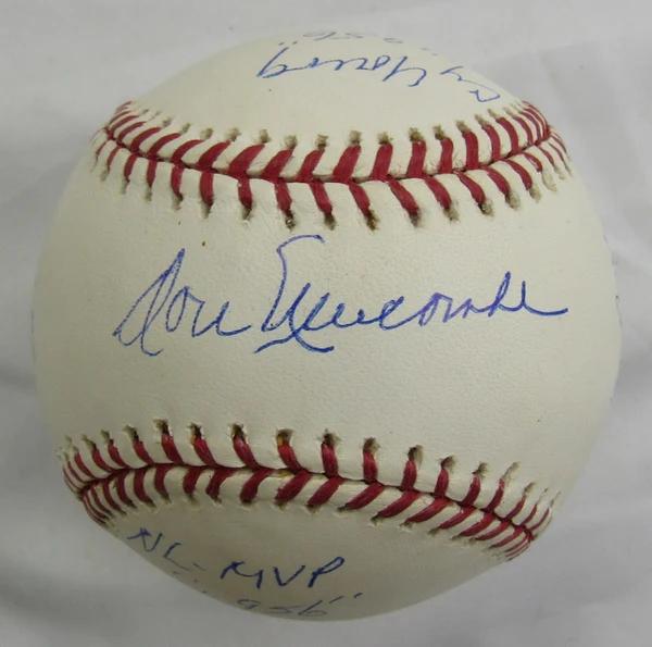 Don Newcombe Signed OML Baseball Inscribed "NL ROY 1949" (Steiner) at PristineAuction.com Don Newcombe Signed OML Baseball Inscribed "NL ROY 1949" (Steiner) at PristineAuction.com