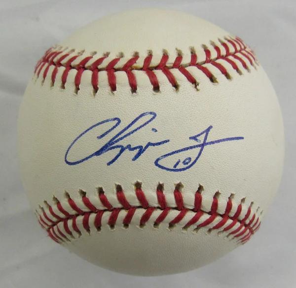 Chipper Jones Signed OML Baseball (Steiner) at PristineAuction.com Chipper Jones Signed OML Baseball (Steiner) at PristineAuction.com