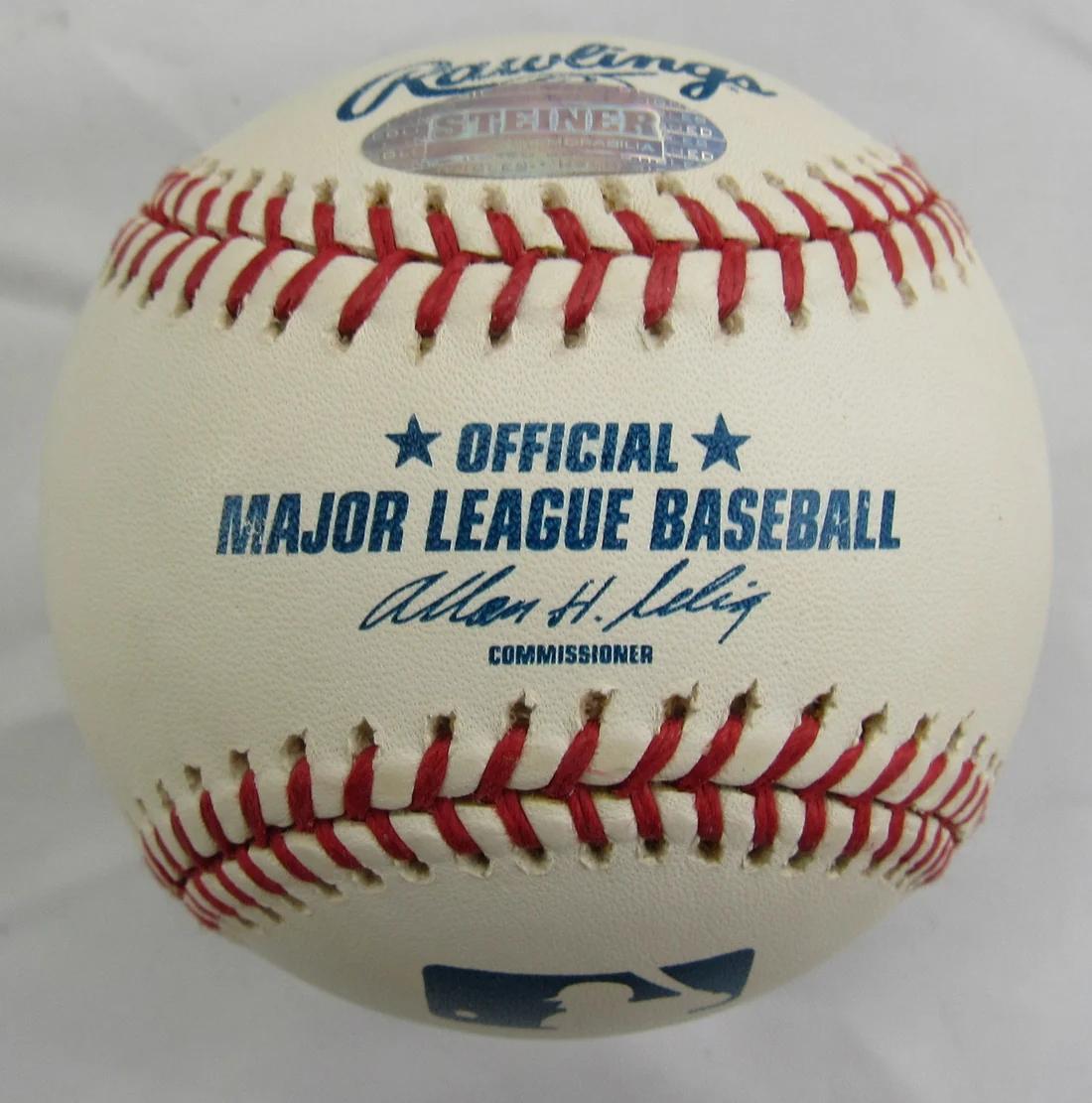 Chipper Jones Signed OML Baseball (Steiner) at PristineAuction.com Chipper Jones Signed OML Baseball (Steiner) at PristineAuction.com