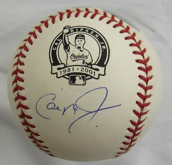 Cal Ripken Jr. Signed OML Commemorative Baseball (Steiner) at PristineAuction.com Cal Ripken Jr. Signed OML Commemorative Baseball (Steiner) at PristineAuction.com