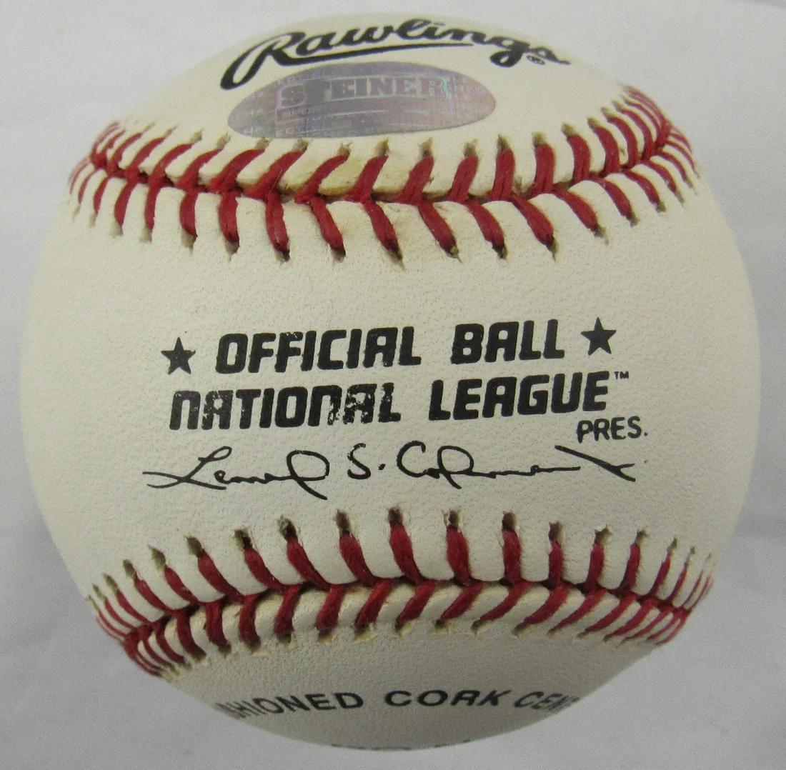 Sparky Anderson Signed ONL Baseball Inscribed "HOF 2000" (Steiner) at PristineAuction.com Sparky Anderson Signed ONL Baseball Inscribed "HOF 2000" (Steiner) at PristineAuction.com