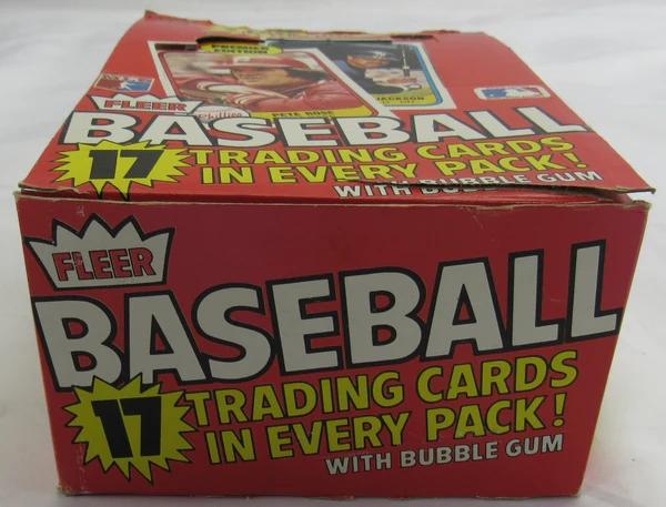 1981 Fleer Baseball Card Wax Box 33/38 Count at PristineAuction.com 1981 Fleer Baseball Card Wax Box 33/38 Count at PristineAuction.com