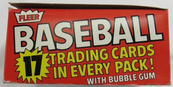1981 Fleer Baseball Card Wax Box 33/38 Count at PristineAuction.com 1981 Fleer Baseball Card Wax Box 33/38 Count at PristineAuction.com