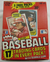 1981 Fleer Baseball Card Wax Box 33/38 Count at PristineAuction.com