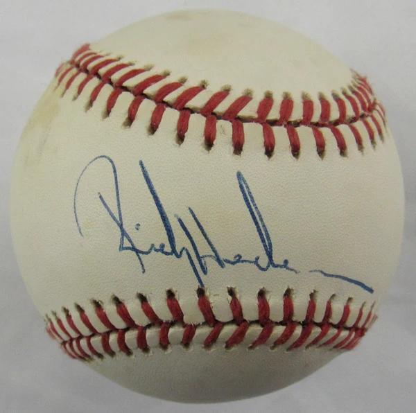 Rickey Henderson Signed OAL Baseball (Steiner) at PristineAuction.com Rickey Henderson Signed OAL Baseball (Steiner) at PristineAuction.com