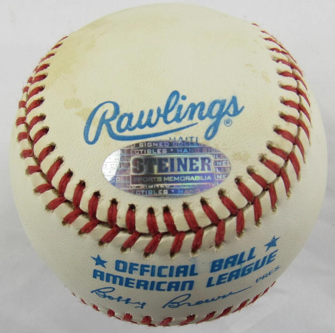 Rickey Henderson Signed OAL Baseball (Steiner) at PristineAuction.com Rickey Henderson Signed OAL Baseball (Steiner) at PristineAuction.com