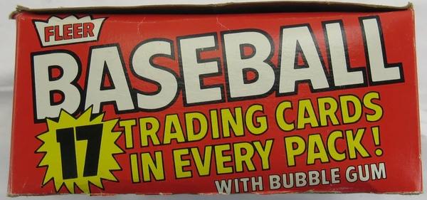 1981 Fleer Baseball Card Wax Box at PristineAuction.com 1981 Fleer Baseball Card Wax Box at PristineAuction.com