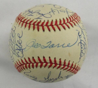 Derek Jeter & Joe Torre | 1999 Yankees World Series Baseball Team-Signed By (33) (PSA) at PristineAuction.com