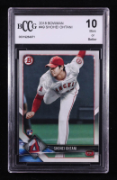 Shohei Ohtani 2018 Bowman #49 RC (BCCG 10) at PristineAuction.com