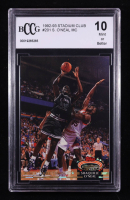 Shaquille O'Neal 1992-93 Stadium Club MC #201 RC (BCCG 10) at PristineAuction.com