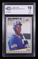 Ken Griffey Jr. 1989 Fleer #548 RC (BCCG 10) at PristineAuction.com