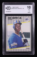 Ken Griffey Jr. 1989 Fleer #548 RC (BCCG 10) at PristineAuction.com