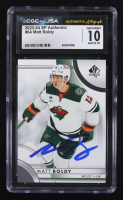Matt Boldy Signed 2023-24 SP Authentic #TR-2 (CGC 10 | Autograph Graded CGC 10) at PristineAuction.com