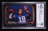 Peyton Manning 1998 UD3 Die Cuts #1 FE #653/2000 RC (BCCG 10) at PristineAuction.com