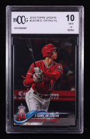 Shohei Ohtani 2018 Topps Update #US189 RC (BCCG 10) at PristineAuction.com
