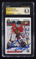 Dominik Hasek Signed 1991-92 Upper Deck #335 RC (CGC 8.5 | Autograph Graded CGC 10) at PristineAuction.com