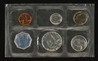 1962 Uncirculated United States Mint Souvenir (5) Coin Set at PristineAuction.com
