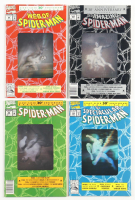 Complete Set of (4) 1992 "Spider-Man" 30th Anniversary Hologram Covers at PristineAuction.com