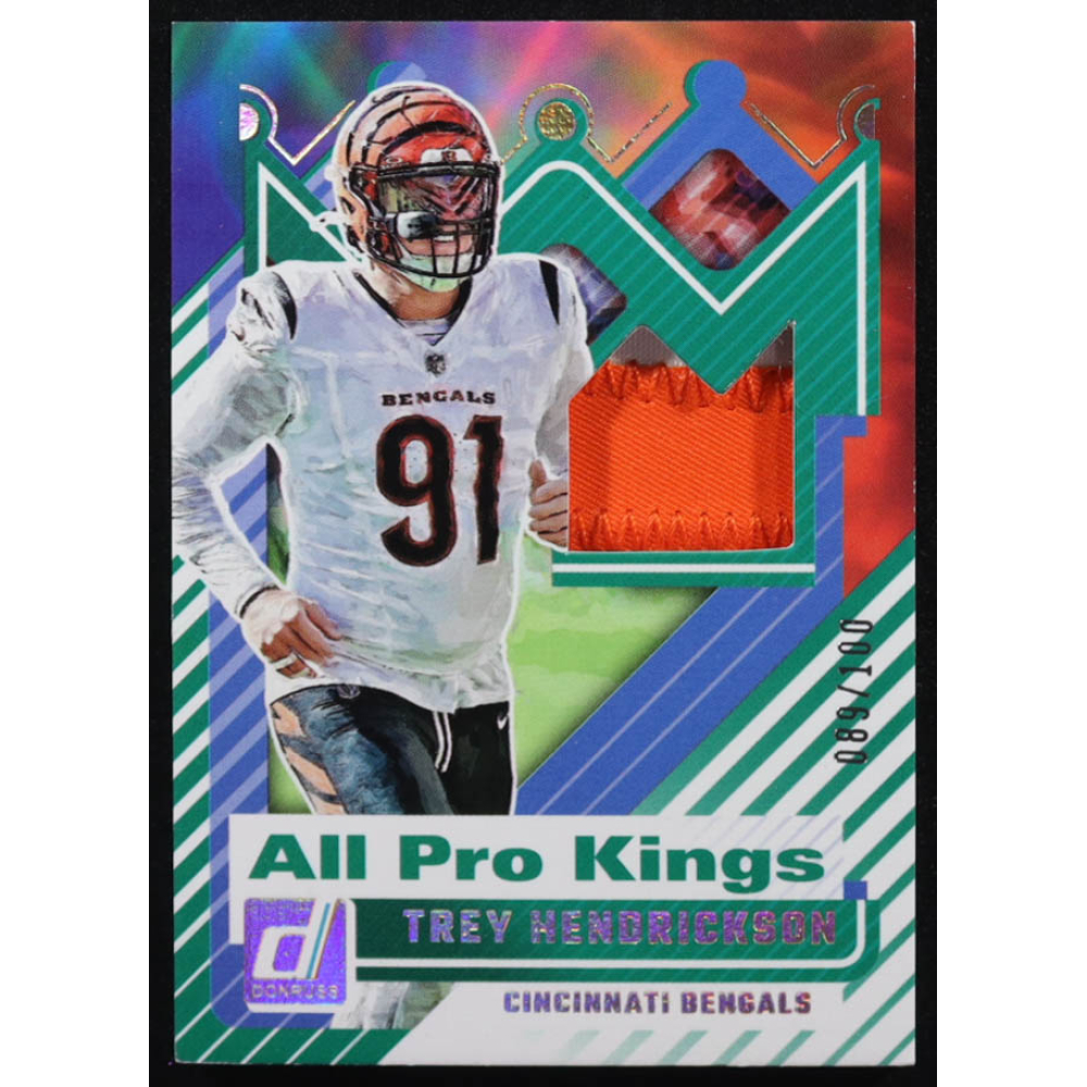 Trey Hendrickson 2025 Donruss All Pro Kings Jerseys Studio Series #11 #089/100 at PristineAuction.com