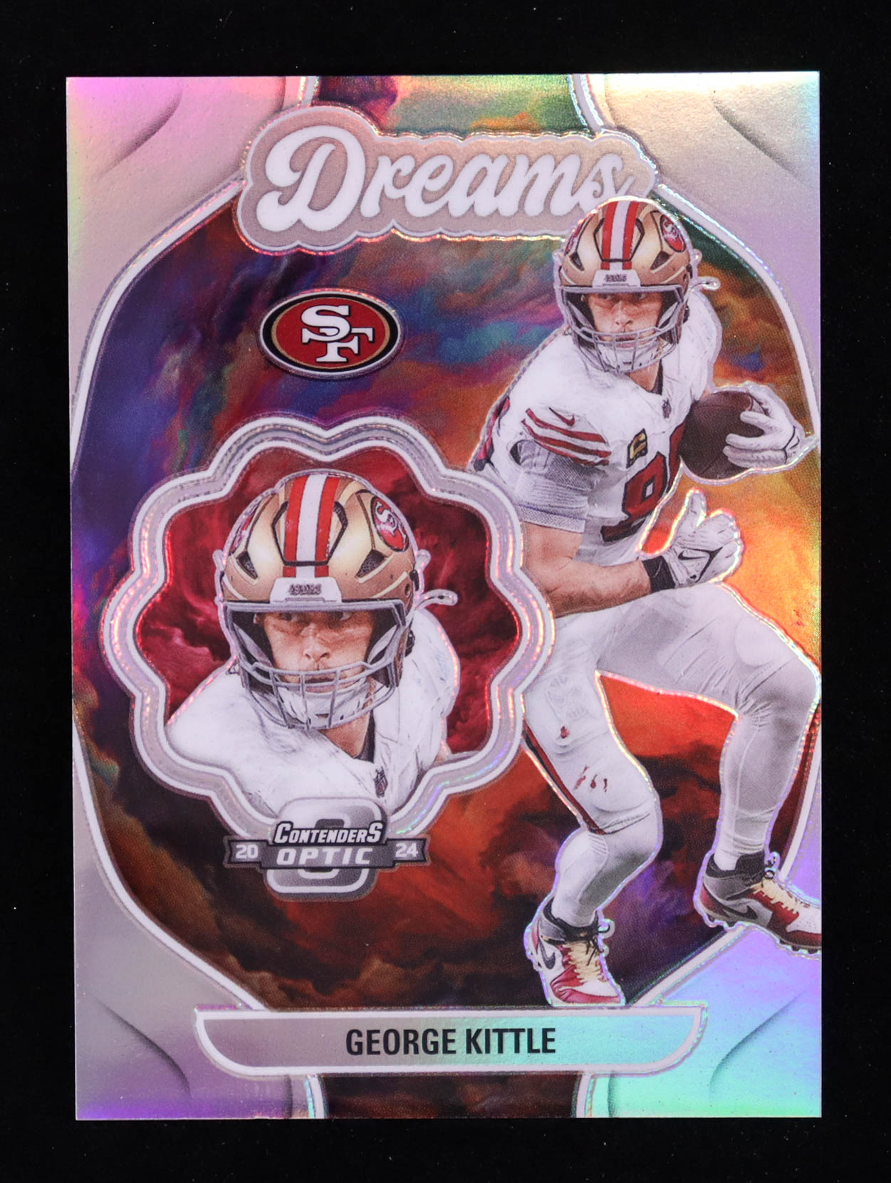 George Kittle 2024 Panini Contenders Optic Dreams #2 at PristineAuction.com George Kittle 2024 Panini Contenders Optic Dreams #2 at PristineAuction.com