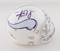 Aaron Jones Signed Vikings Speed Mini Helmet (Beckett) at PristineAuction.com