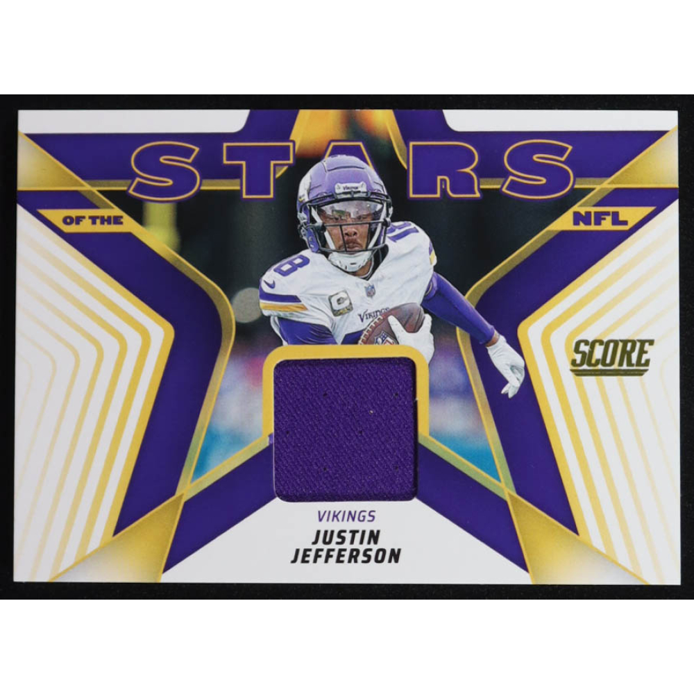 Justin Jefferson 2025 Score Stars of the NFL Jerseys #33 at PristineAuction.com