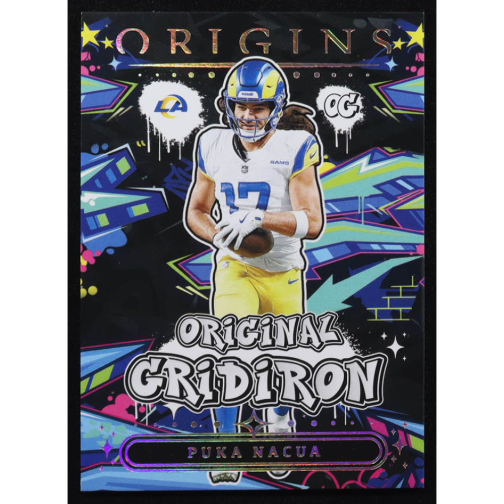 Puka Nacua 2025 Panini Origins Original Gridiron #14 at PristineAuction.com