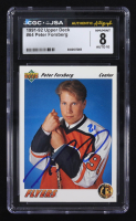 Peter Forsberg Signed 1991-92 Upper Deck #64 RC (CGC 8 | Autograph Graded CGC 10) at PristineAuction.com