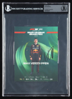Max Verstappen Signed 2025 Formula 1 Saudi Arabian Grand Prix Promo Card (Beckett) at PristineAuction.com
