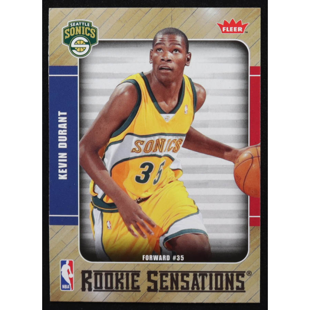 Kevin Durant 2007-08 Fleer Rookie Sensations #RS2 RC at PristineAuction.com