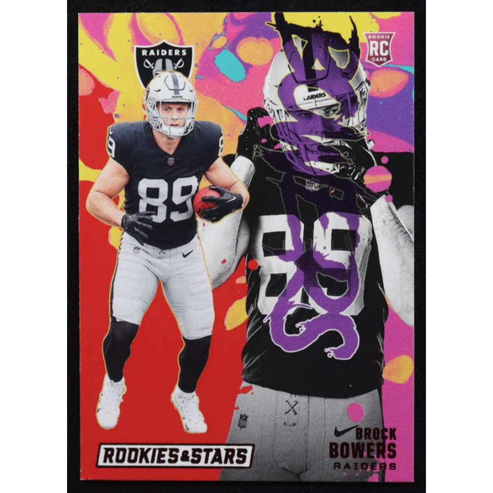 Brock Bowers 2024 Rookies and Stars Red #114 RC at PristineAuction.com