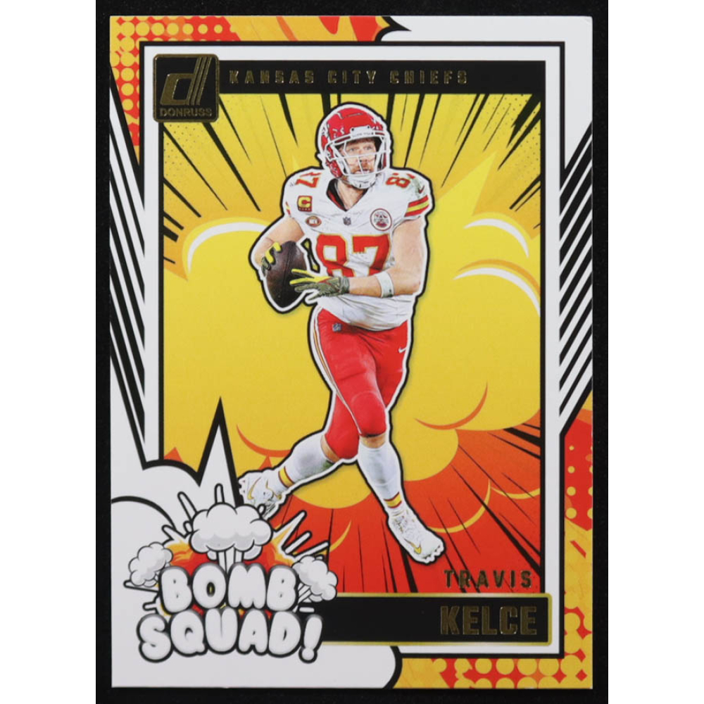 Travis Kelce 2024 Donruss Bomb Squad #12 at PristineAuction.com