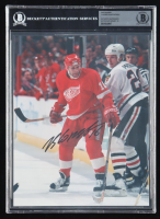 Vladimir Konstantinov Signed Red Wings 8x10 Photo (BGS Auto 10) at PristineAuction.com