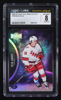 Seth Jarvis Signed 2021-22 Upper Deck Metal Universe #156 RC (CGC 8 | Autograph Graded CGC 9) at PristineAuction.com