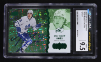 Matthew Knies Signed 2023-24 Upper Deck Ice Green #156 RC (CGC 9.5) at PristineAuction.com