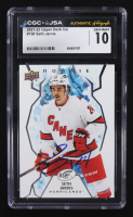Seth Jarvis Signed 2021-22 Upper Deck Ice #156 RC (CGC 10) at PristineAuction.com