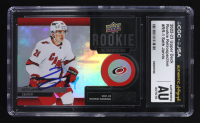 Seth Jarvis Signed 2022-23 Upper Deck Rookie Retrospective #RR-1 (CGC | Autograph Graded CGC 10) at PristineAuction.com