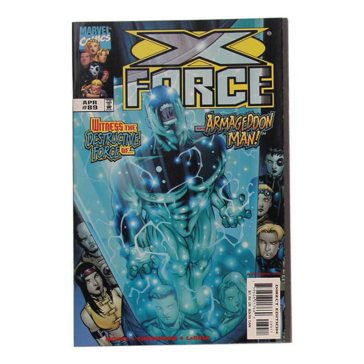 1999 "X-Force" Issue #89 Marvel Comic Book at PristineAuction.com 1999 "X-Force" Issue #89 Marvel Comic Book at PristineAuction.com