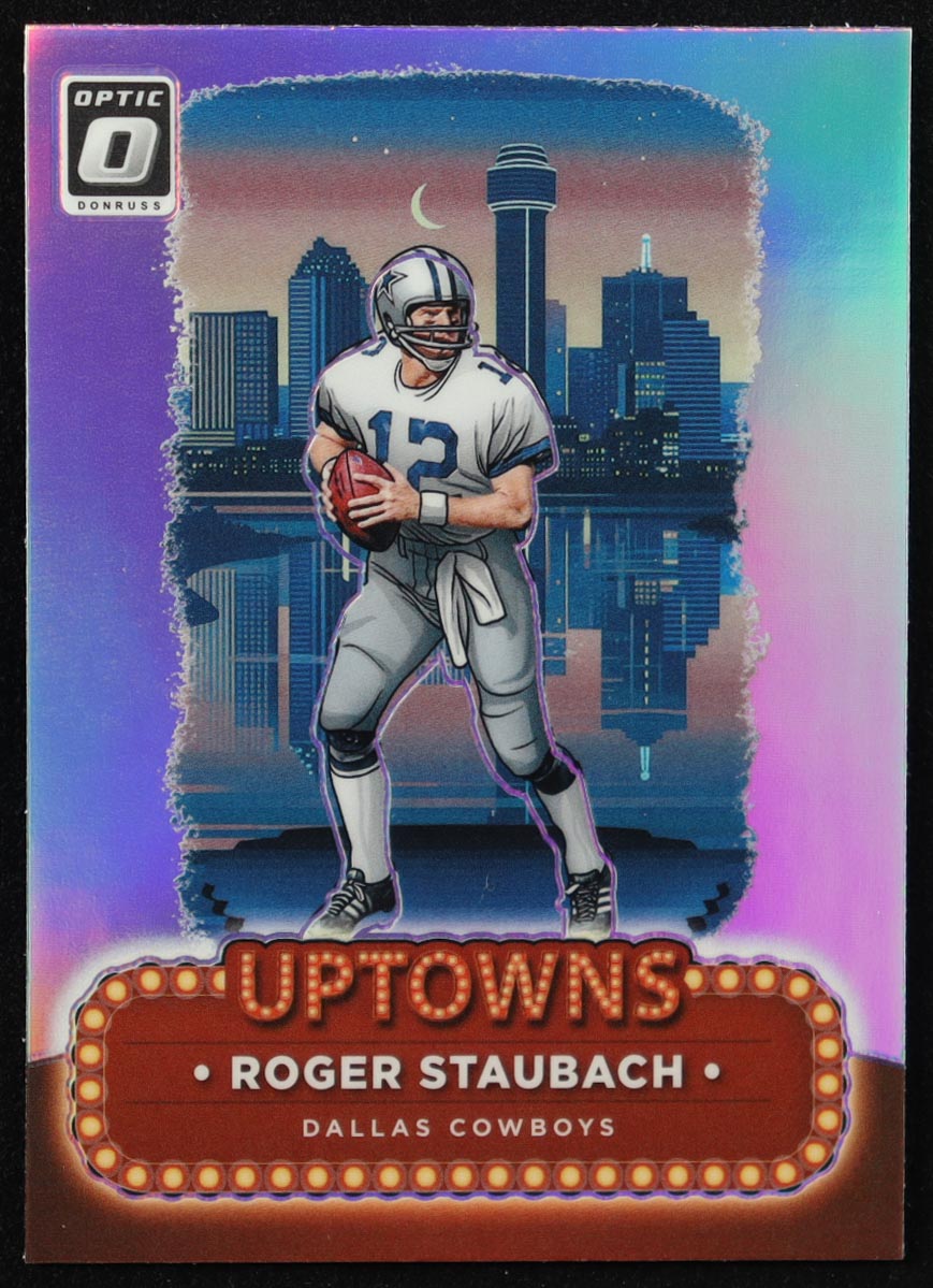 Roger Staubach 2024 Donruss Optic Uptowns #24 at PristineAuction.com Roger Staubach 2024 Donruss Optic Uptowns #24 at PristineAuction.com