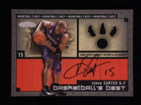 Vince Carter 2002-03 Fleer Showcase Basketball's Best Memorabilia #BAS1 AU #290/400 at PristineAuction.com
