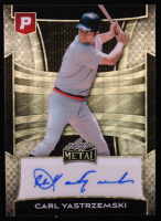 Carl Yastrzemski 2025 Leaf Metal Pristine Auction Collection Autographs Prismatic Gold #BACY1 #1/1 at PristineAuction.com