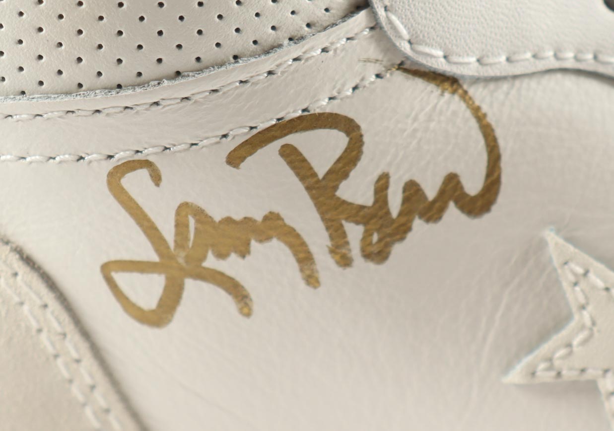 Larry Bird Signed Converse Basketball Shoe with Photoback Display Case (PSA) at PristineAuction.com Larry Bird Signed Converse Basketball Shoe with Photoback Display Case (PSA) at PristineAuction.com