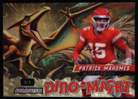 Patrick Mahomes II 2024 Wild Card Alumination Dino-Might Pteradactyl Gold #DMPTE1PM #1/1 at PristineAuction.com